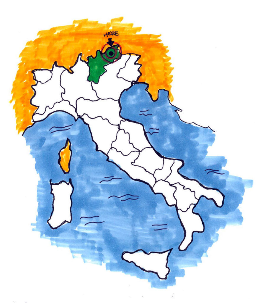 mappa italia trentino