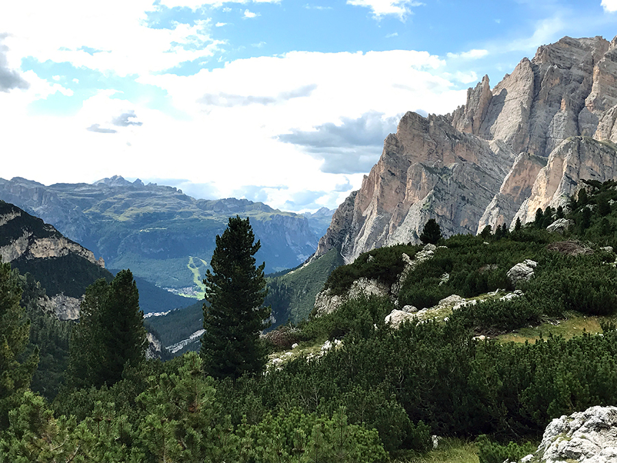 vista delle dolomiti Vacanze in Estate sulle Dolomiti