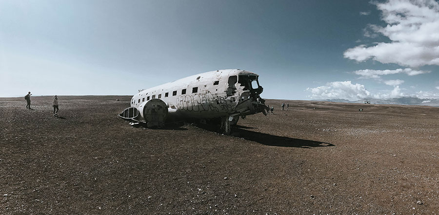 Cosa Vedere in Islanda Relitto aereo spiaggia Sólheimasandur